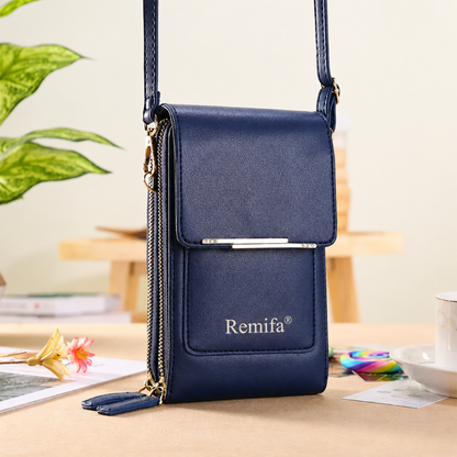 ✨✨残り3時間限定：Remifa®が50％OFF 2026年トレンド｜上品でミニマルなレディース向けタッチ操作対応スマホショルダーウォレット
