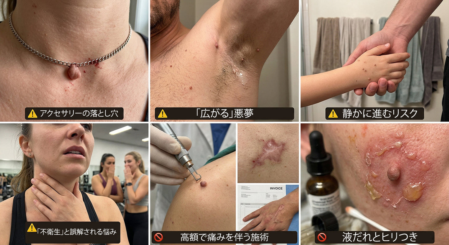 公式ショップ ✅｜Rolimey® 7日間集中ケア 肌のイボ・角質粒・シミのような色ムラケアに特化した美容パッチ👩‍⚕️ （痛みなし・傷跡なし・正確に塗布できるロールオンアプリケーター）🔥