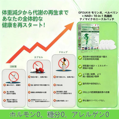 🇯🇵公式旗艦店 ／ GFOUK® & NAD+ 10-in-1 ナノ強化フォーミュラ 🆕
